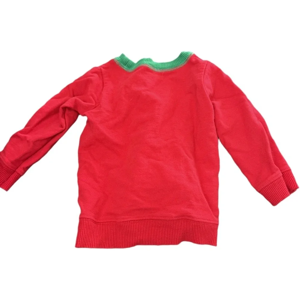 Carter's Just One You 9M Christmas Reindeer Sweatshirt Red Holiday Baby